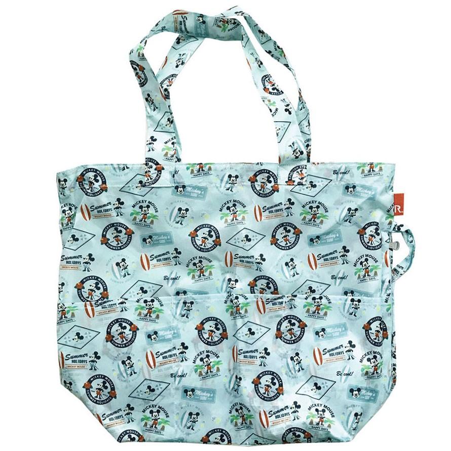 エコバッグ ルートート IP.フリンク ディズニー コンパクト収納 ファスナー開閉 折りたたみ ショッピングバッグ ROOTOTE ミッキー | ROOTOTE
