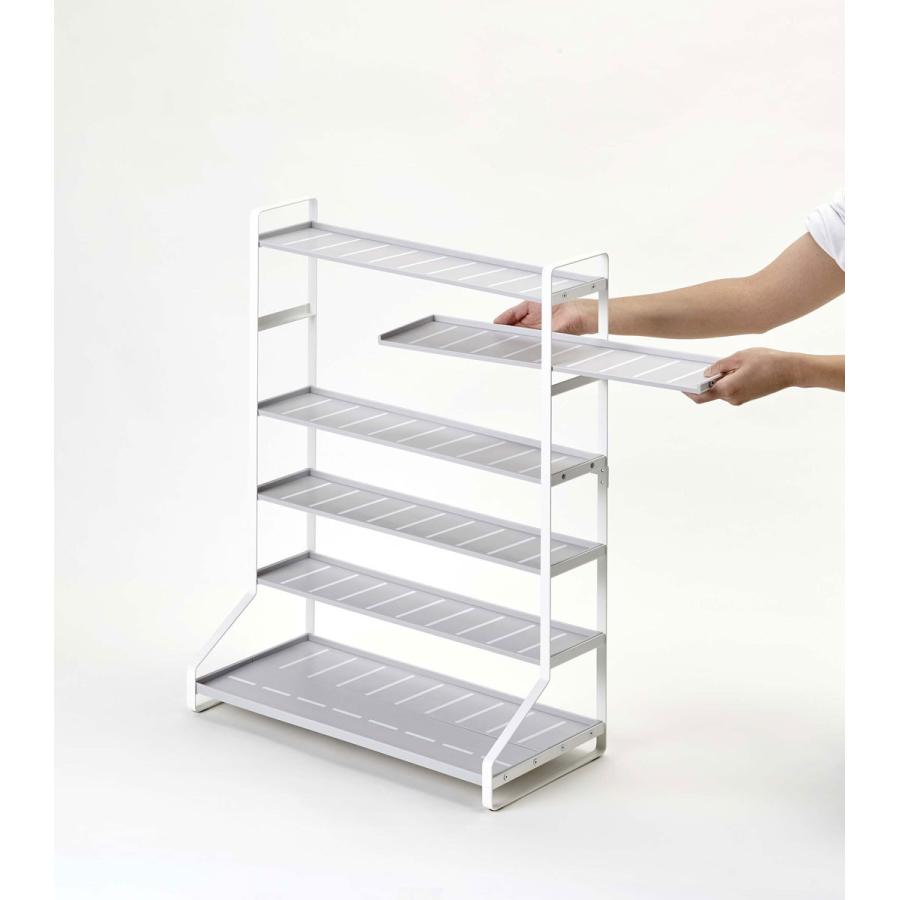 おもちゃ収納 正規品 TOWER タワー ミニカー＆レールトイラック 収納棚 駐車場 白線付き トミカ収納 プラレール収納 山崎実業 ホワイト |  | 07