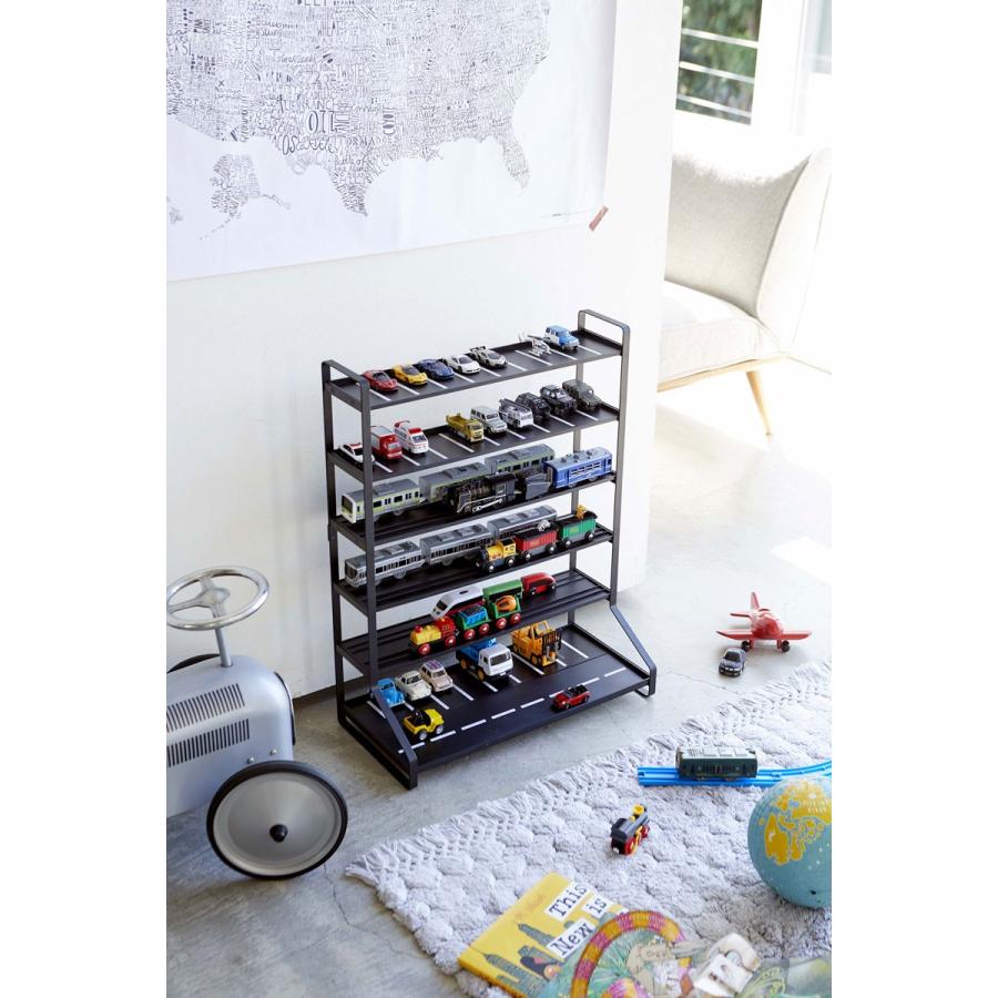 おもちゃ収納 正規品 TOWER タワー ミニカー＆レールトイラック 収納棚