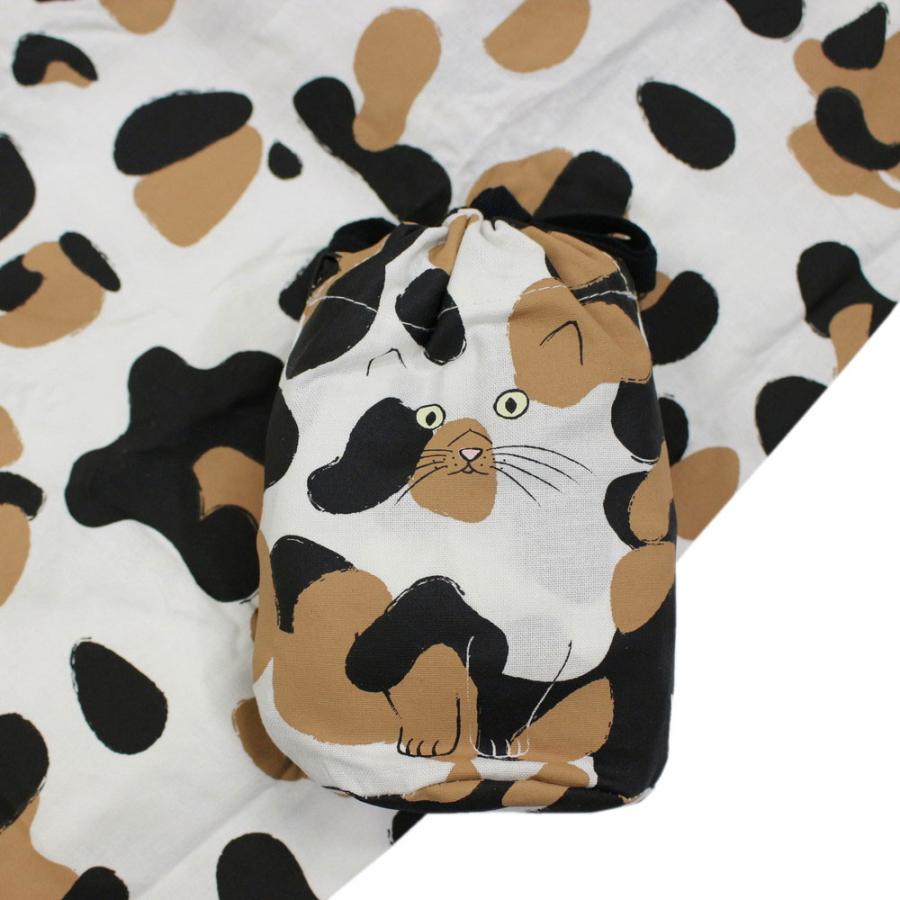 エコバッグ ルートート EU.ルーショッパーポータブルネコ 猫グッズ ねこ雑貨 コンパクト収納 折りたたみ ROOTOTE ミケ | ROOTOTE | 05