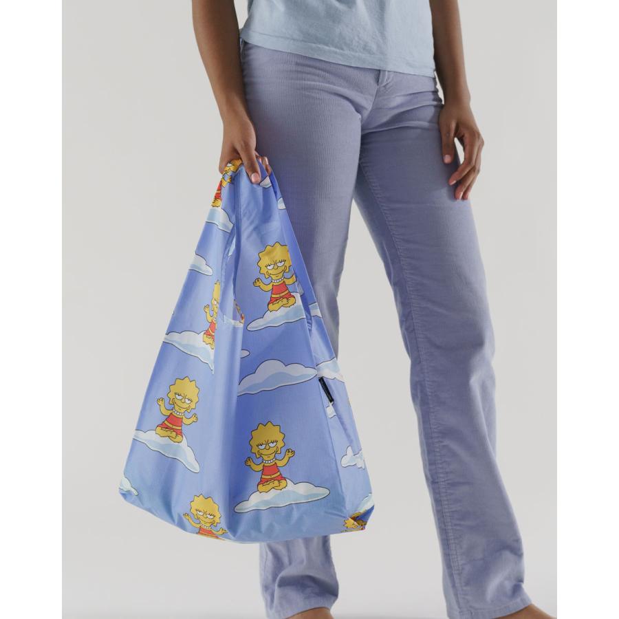 エコバッグ BAGGU 正規品 STANDARD BAGGU The Simpsons レジ袋 コンパクト ポーチ付き 折りたたみ ショッピングバッグ バグゥ リサ | BAGGU | 01