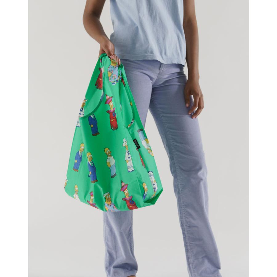 エコバッグ BAGGU 正規品 STANDARD BAGGU The Simpsons レジ袋 コンパクト ポーチ付き 折りたたみ ショッピングバッグ バグゥ ホーマー | BAGGU | 01