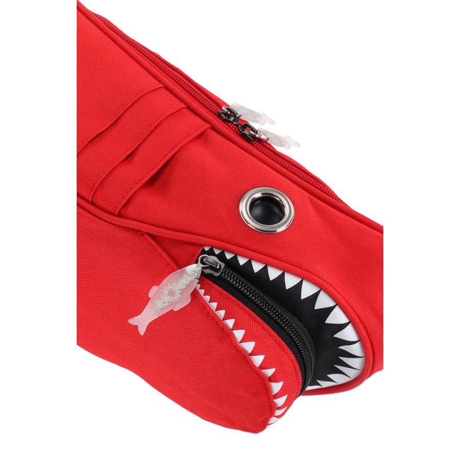 ウエストポーチ MORN CREATIONS シャークウエストポーチ 正規取扱店 ウエストバッグ ウエストバック モーンクリエイションズ SK-110 レッド |  | 05