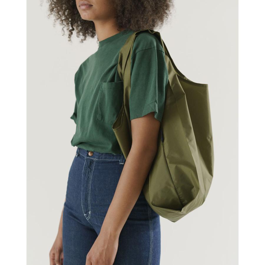 エコバッグ BAGGU 正規品 STANDARD BAGGU 無地 レジ袋 コンパクト ポーチ付き 折りたたみ ショッピングバッグ バグゥ オリーブグリーン | BAGGU | 01