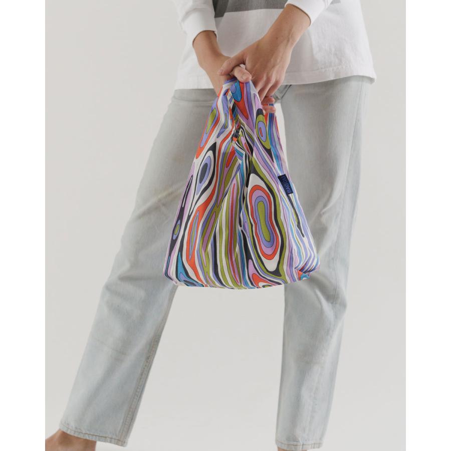 エコバッグ BAGGU 正規品 BABY BAGGU ポーチ付き 小さめサイズ 折りたたみ ショッピングバッグ バグゥ ウッドグレイン | BAGGU | 02