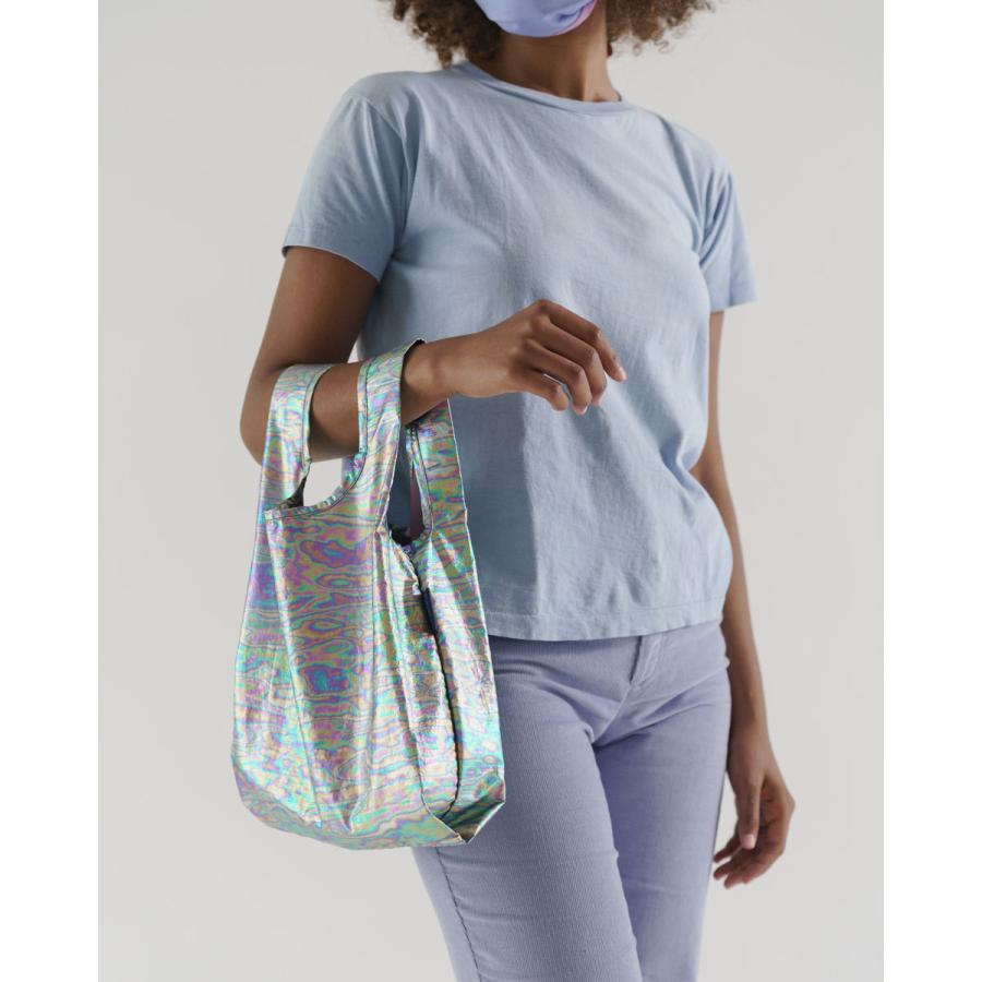 エコバッグ BAGGU 正規品 BABY BAGGU メタリック 定番 人気 デザイン 小さめサイズ 折りたたみ ショッピングバッグ バグゥ レインボー | BAGGU | 01