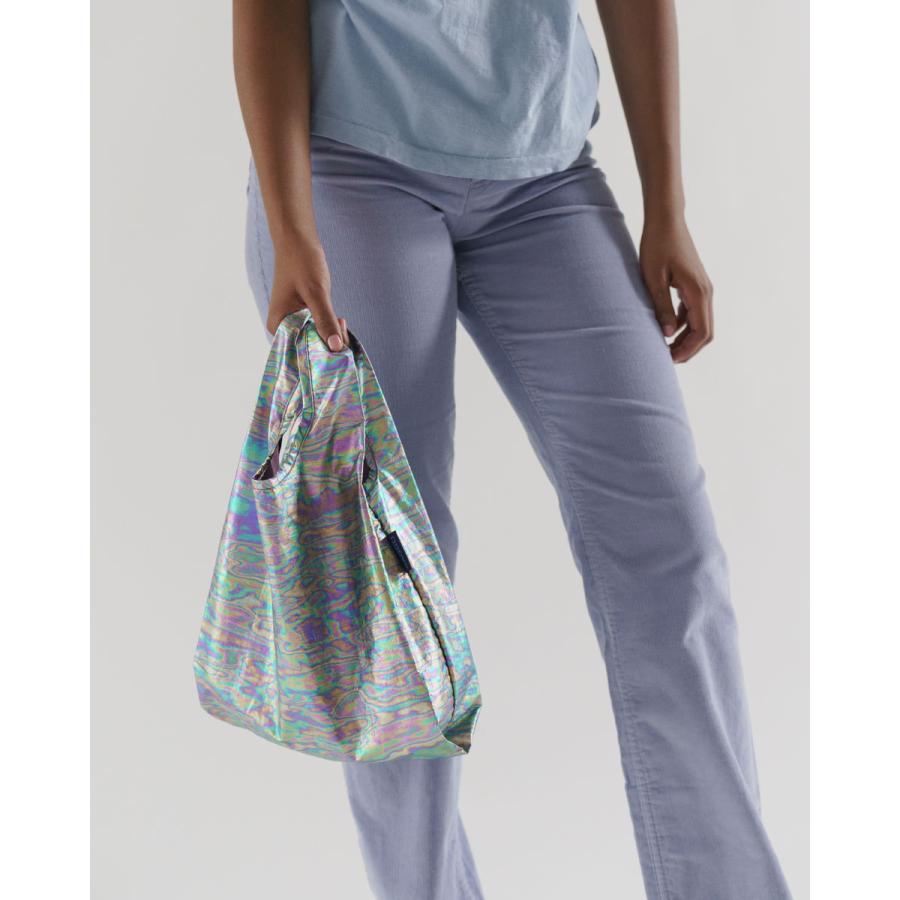 エコバッグ BAGGU 正規品 BABY BAGGU メタリック 定番 人気 デザイン 小さめサイズ 折りたたみ ショッピングバッグ バグゥ レインボー | BAGGU | 02