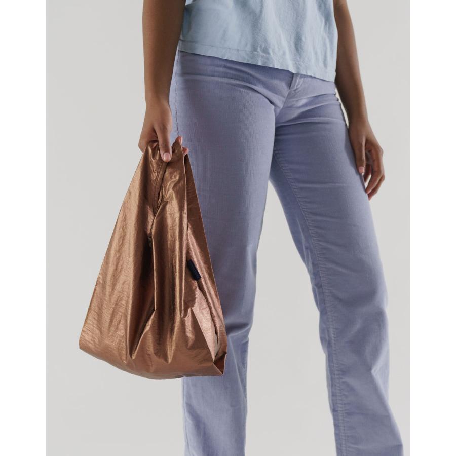 エコバッグ BAGGU 正規品 BABY BAGGU メタリック 定番 人気 デザイン 小さめサイズ 折りたたみ ショッピングバッグ バグゥ コッパー | BAGGU | 02