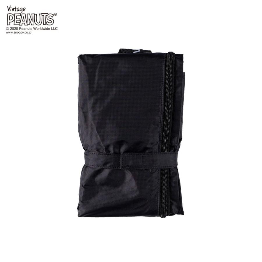 エコバッグ ROOTOTE IP.フリンクXLピーナッツ-5C 折りたたみ ショッピングバッグ ルートート flinkXL PEANUTS-5C ITEM.8150 ブラック | ROOTOTE | 02