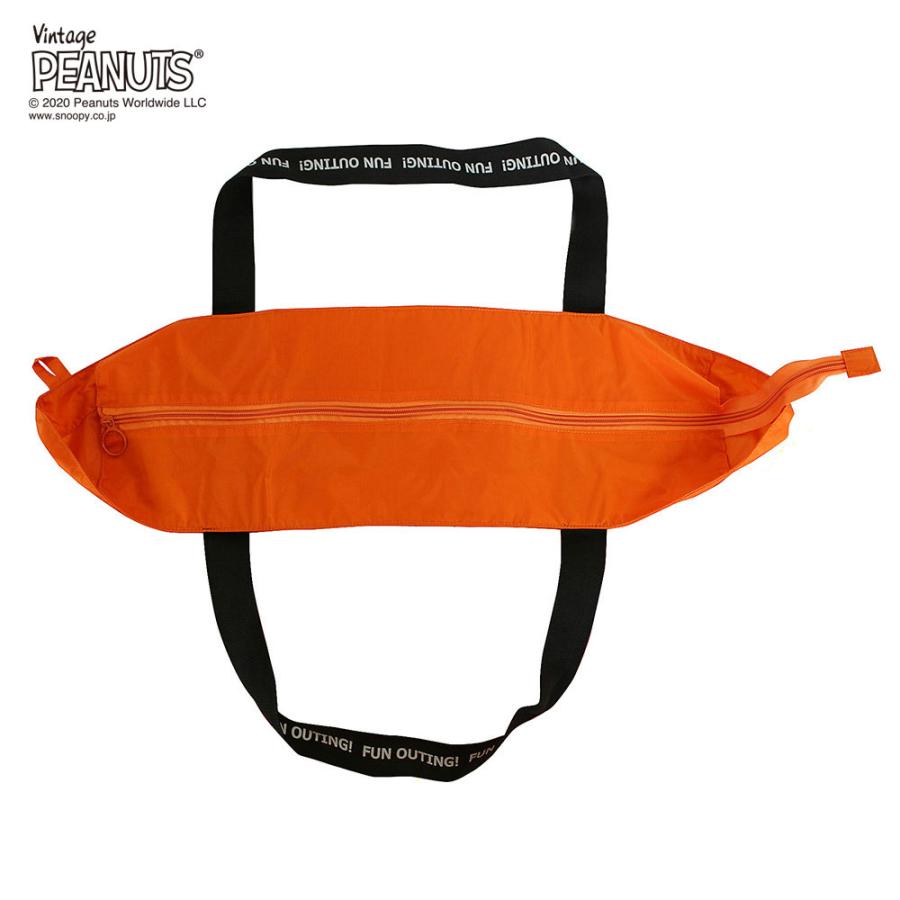 エコバッグ ROOTOTE IP.フリンクXLピーナッツ-5C 折りたたみ ショッピングバッグ ルートート flinkXL PEANUTS-5C ITEM.8150 ブラック | ROOTOTE | 04