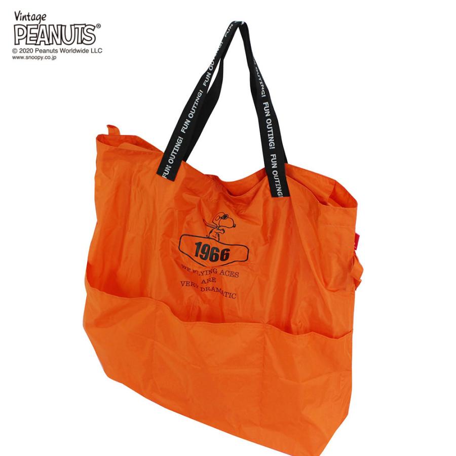 エコバッグ ROOTOTE IP.フリンクXLピーナッツ-5C 折りたたみ ショッピングバッグ ルートート flinkXL PEANUTS-5C ITEM.8150 ブラック | ROOTOTE | 05