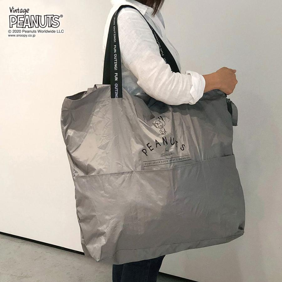 エコバッグ ROOTOTE IP.フリンクXLピーナッツ-5C 折りたたみ ショッピングバッグ ルートート flinkXL PEANUTS-5C ITEM.8150 オレンジ | ROOTOTE | 06