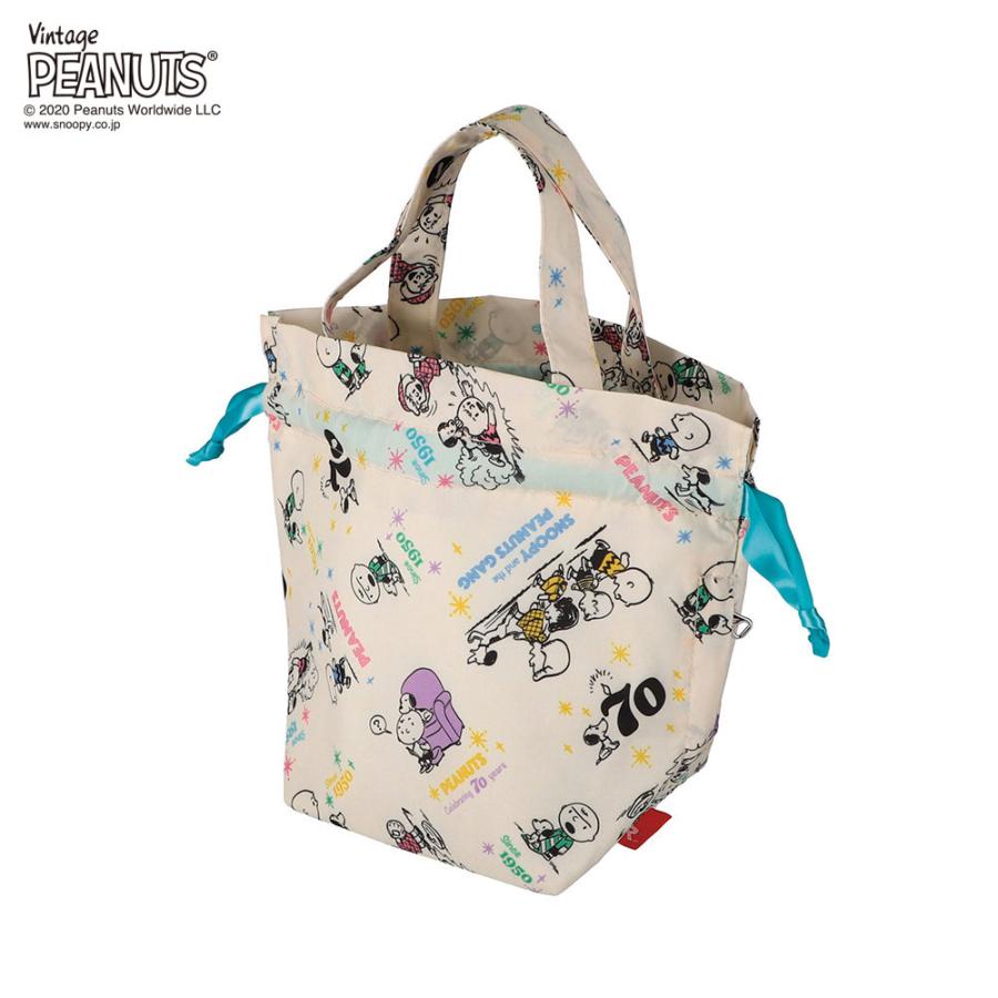 ランチバッグ ルートート IP.サーモキーパーサック ピーナッツ スヌーピー 簡易保冷 巾着 お弁当箱 保冷バッグ ROOTOTE グリーン | ROOTOTE | 02