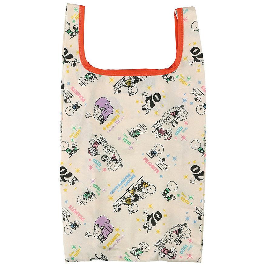 エコバッグ ルートート IP.ルーショッパーMIDピーナッツ スヌーピー 折りたたみ ショッピングバッグ ROOTOTE レッド | ROOTOTE