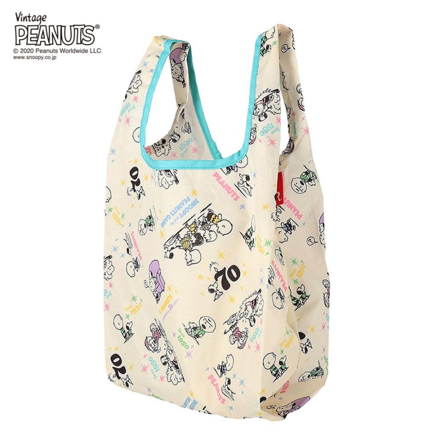 エコバッグ ルートート IP.ルーショッパーMIDピーナッツ スヌーピー 折りたたみ ショッピングバッグ ROOTOTE レッド | ROOTOTE | 04