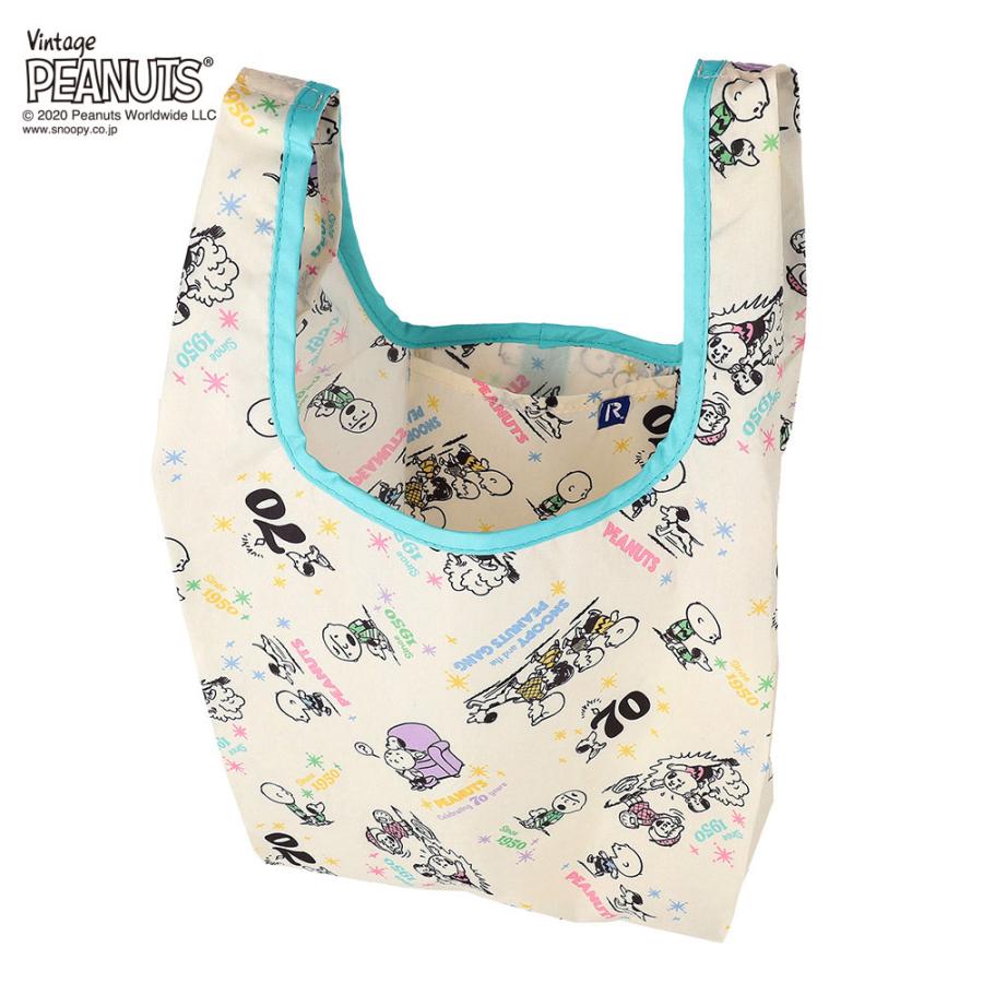 エコバッグ ルートート IP.ルーショッパーMIDピーナッツ スヌーピー 折りたたみ ショッピングバッグ ROOTOTE グリーン | ROOTOTE | 03