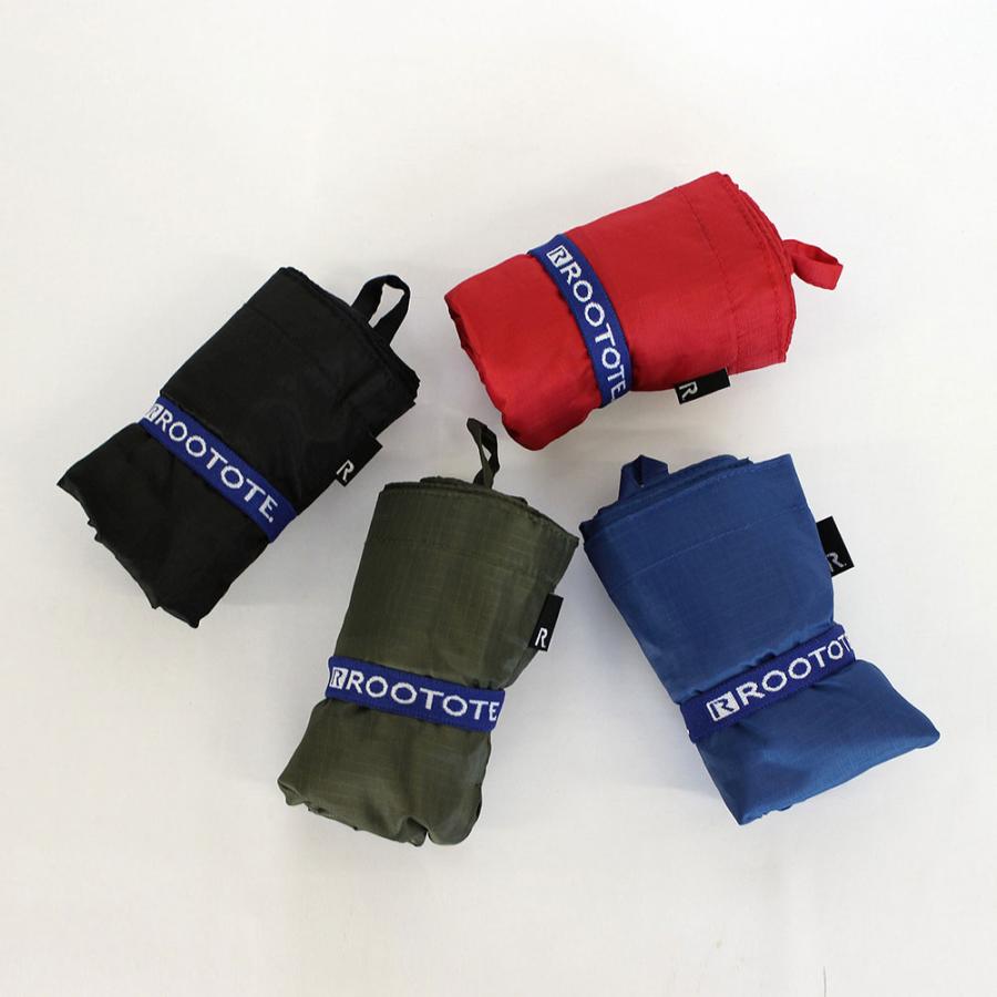 エコバッグ ルートート SN.フリンクリップ-A ファスナー開閉　外側ポケット 大容量 折りたたみ ショッピングバッグ ROOTOTE ブラック | ROOTOTE | 02