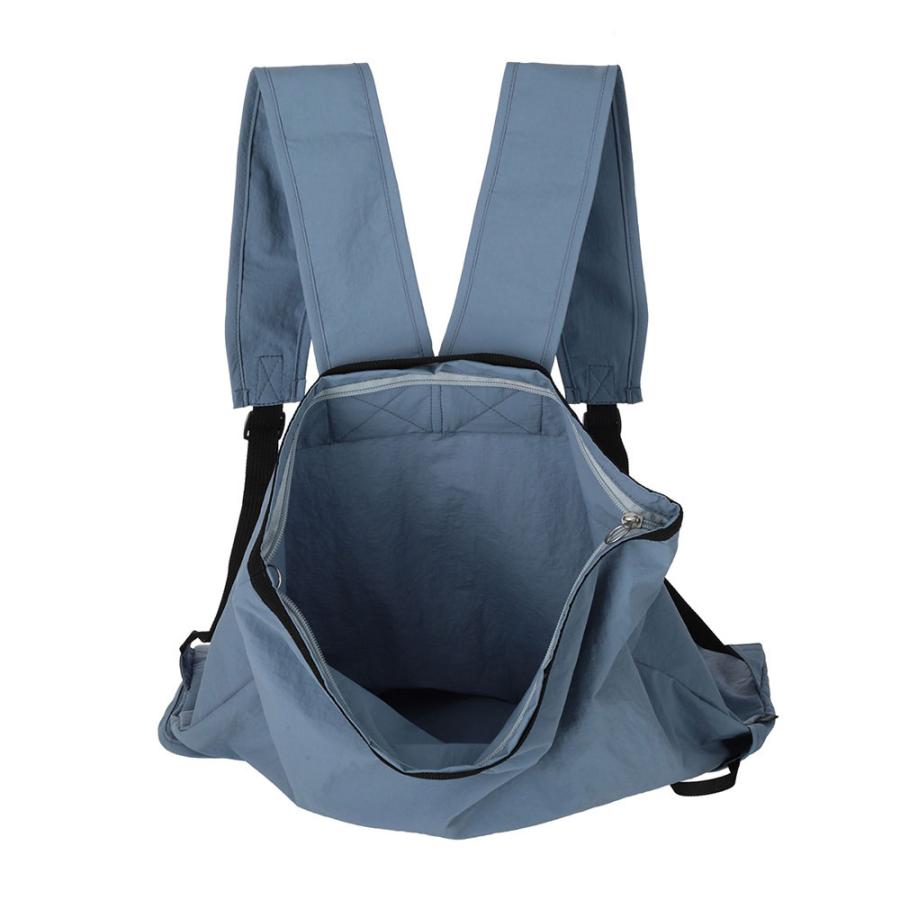 エコバッグ ルートート SN.マルクトートセオルー 背負えるエコバッグ 2WAYリュック 折りたたみ ショッピングバッグ ROOTOTE ブラック | ROOTOTE | 05