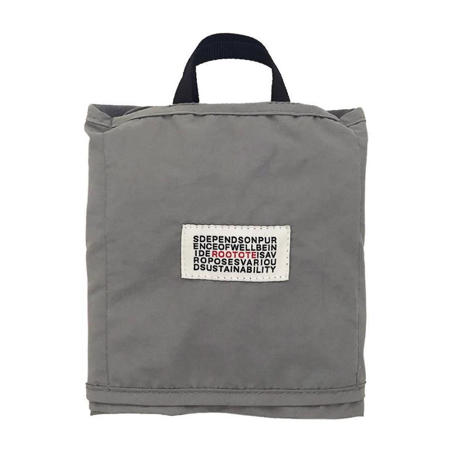エコバッグ ルートート SN.マルクトートセオルー 背負えるエコバッグ 2WAYリュック 折りたたみ ショッピングバッグ ROOTOTE グレー | ROOTOTE | 02