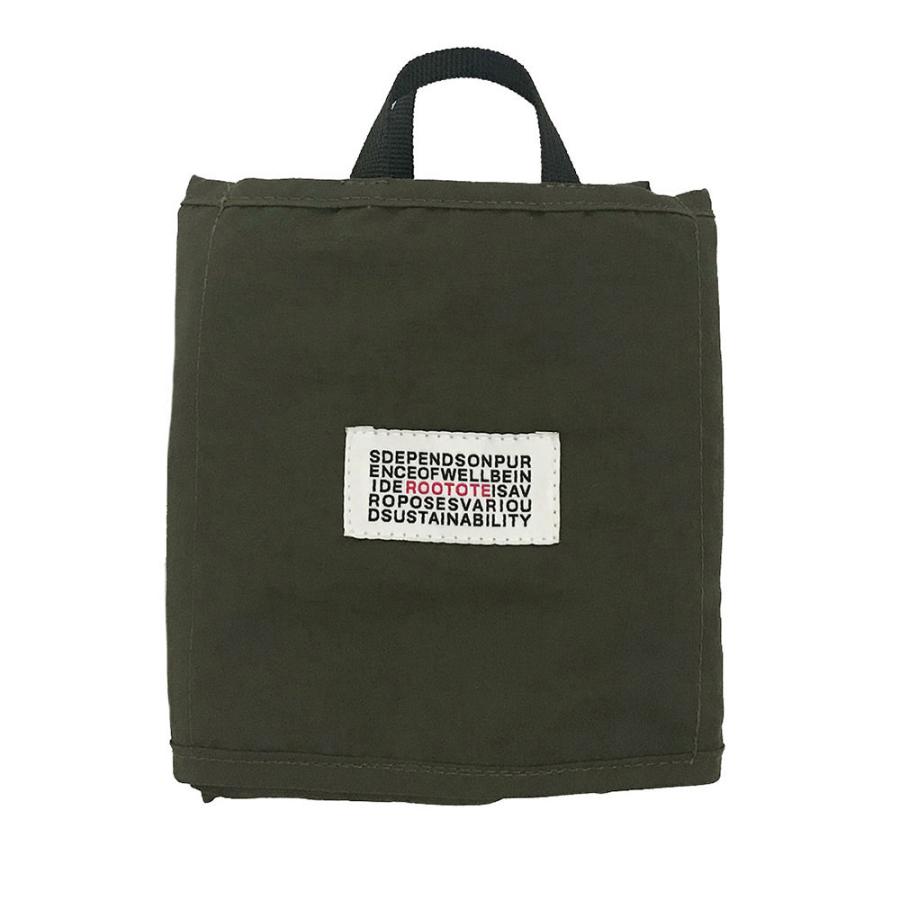 エコバッグ ルートート SN.マルクトートセオルー 背負えるエコバッグ 2WAYリュック 折りたたみ ショッピングバッグ ROOTOTE オリーブ | ROOTOTE | 02