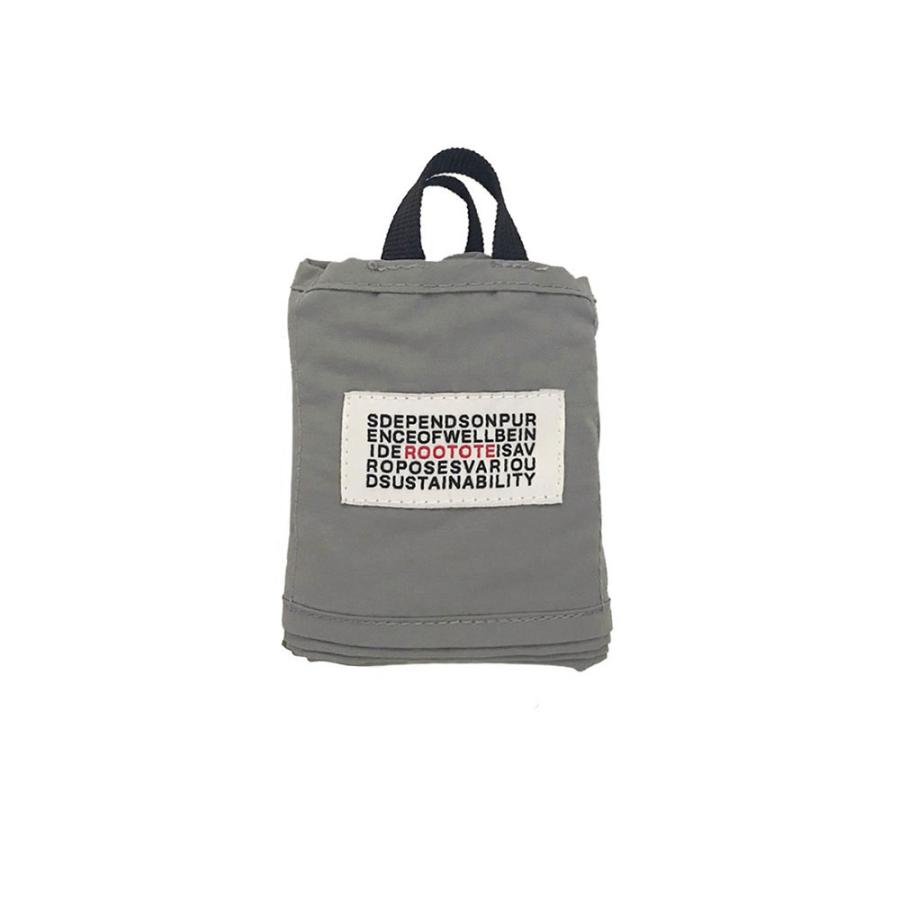 エコバッグ ルートート SN.マルクトートミニ コンパクト 収納 持ち運び 折りたたみ ショッピングバッグ ROOTOTE グレー | ROOTOTE | 02