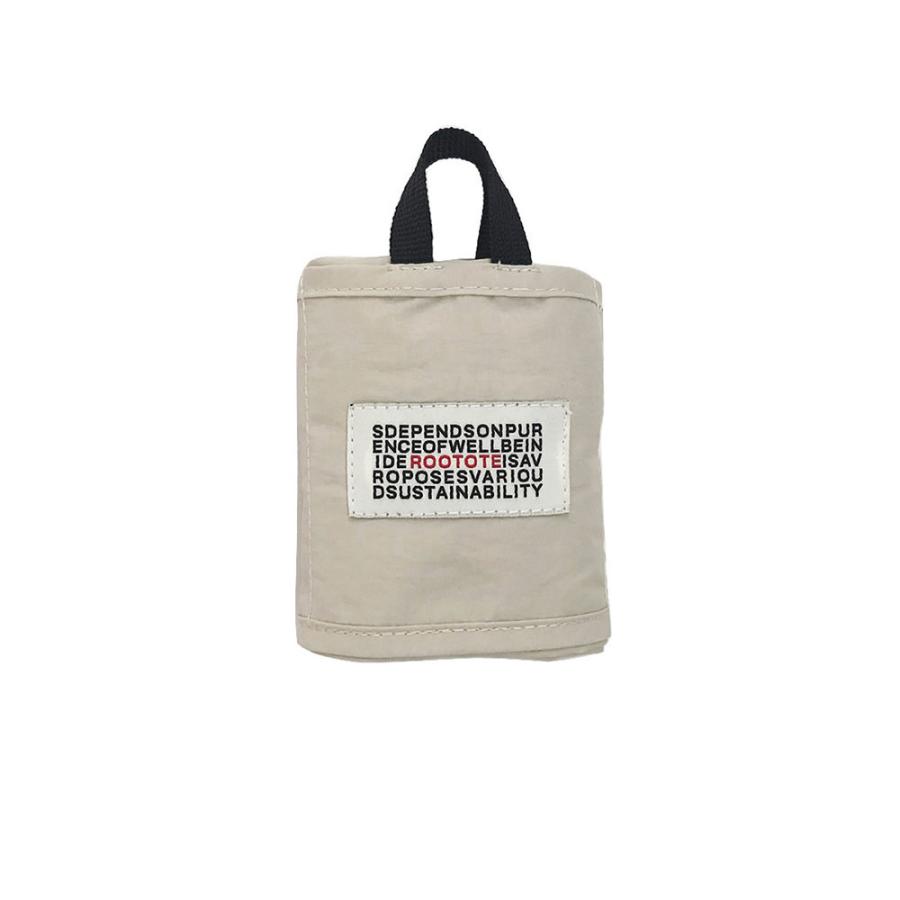 エコバッグ ルートート SN.マルクトートミニ コンパクト 収納 持ち運び 折りたたみ ショッピングバッグ ROOTOTE アイボリー | ROOTOTE | 02