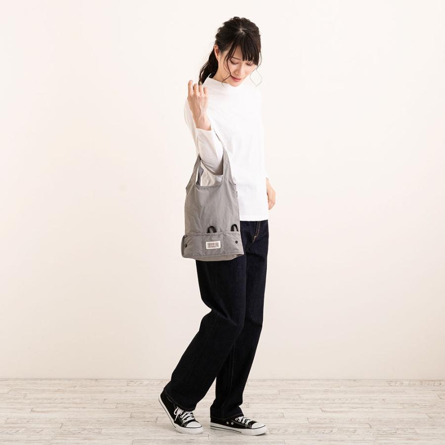 エコバッグ ルートート SN.マルクトートミニ コンパクト 収納 持ち運び 折りたたみ ショッピングバッグ ROOTOTE アイボリー | ROOTOTE | 05