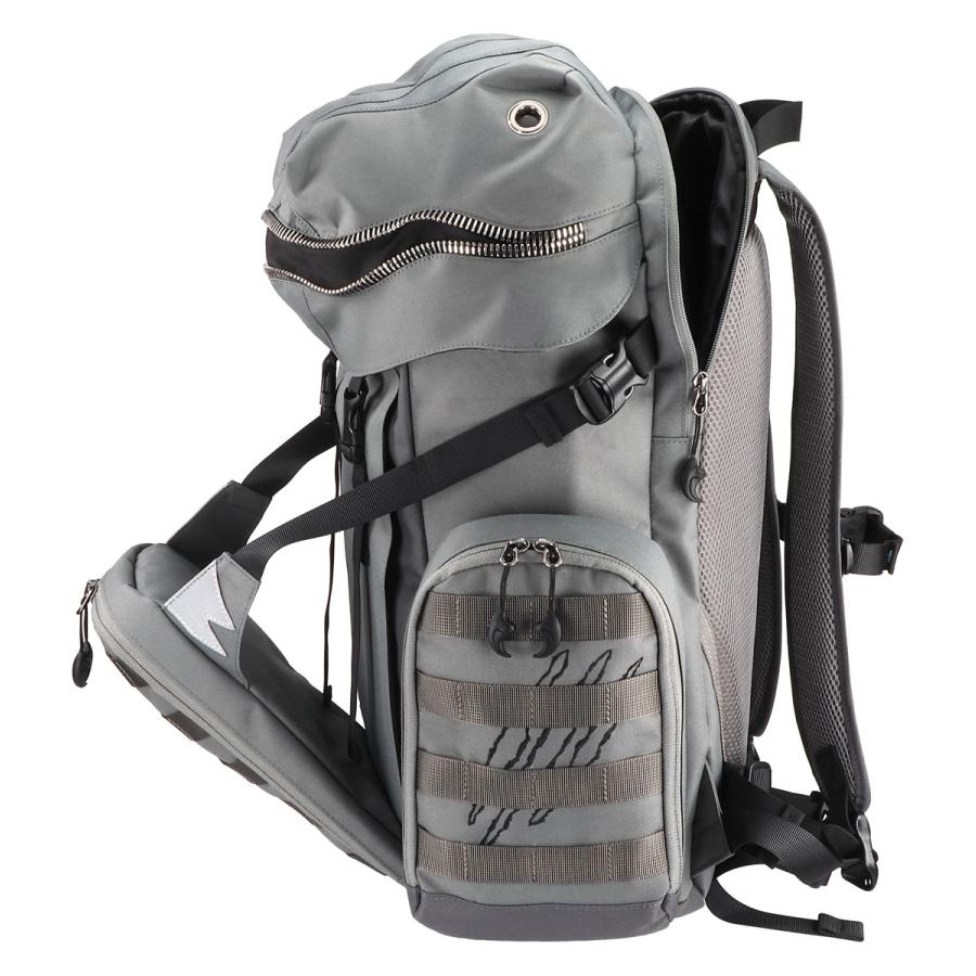 リュック MORN CREATIONS ティラノサウルスバックパック Lサイズ 肉食恐竜 パッド付き 反射板付き メンズ 男性用 通勤 通学 モーンクリエイションズ グレー |  | 02