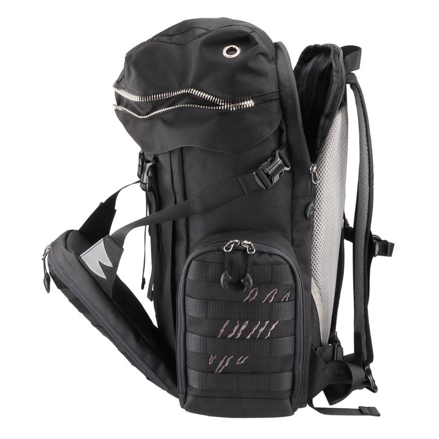 リュック MORN CREATIONS ティラノサウルスバックパック Lサイズ 肉食恐竜 パッド付き 反射板付き メンズ 男性用 通勤 通学 モーンクリエイションズ ブラック |  | 02