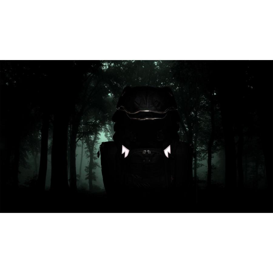 リュック MORN CREATIONS ティラノサウルスバックパック Lサイズ 肉食恐竜 パッド付き 反射板付き メンズ 男性用 通勤 通学 モーンクリエイションズ ブラック |  | 09