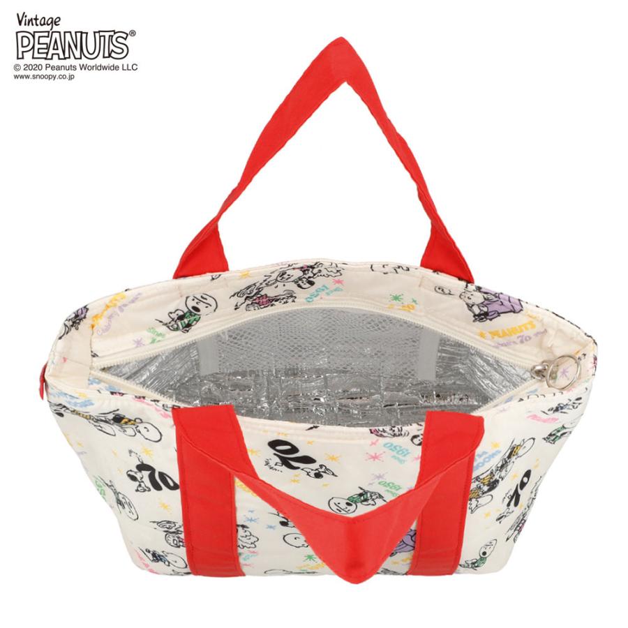 ランチバッグ ルートート IP.サーモキーパーランチ ピーナッツ スヌーピー 簡易保冷付き お弁当箱 保冷バッグ ROOTOTE レッド | ROOTOTE | 03