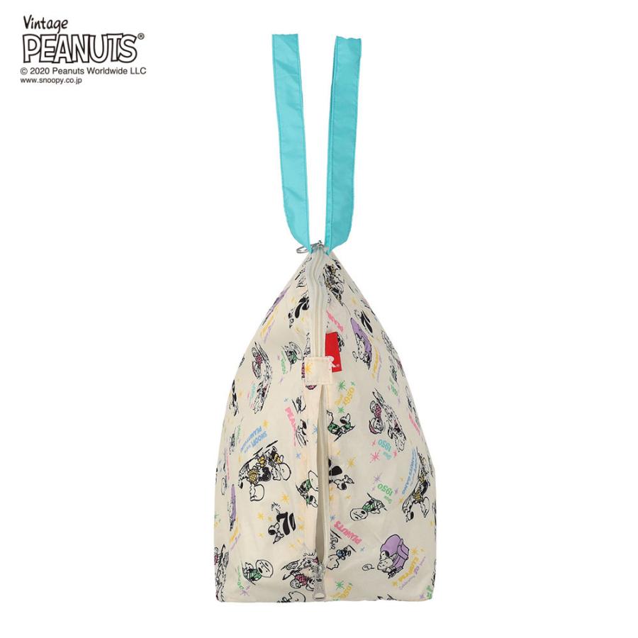エコバッグ ルートート IP.サーモキーパーバレル ピーナッツ スヌーピー 簡易保冷付き 折りたたみ ショッピングバッグ ROOTOTE グリーン | ROOTOTE | 03