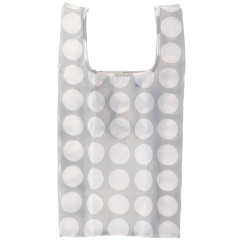 エコバッグ ルートート EU.ルーショッパーレギュラー ズアン 11リットル 北欧 モダン 外側ポケット 折りたたみ ショッピングバッグ ROOTOTE Dots | ROOTOTE
