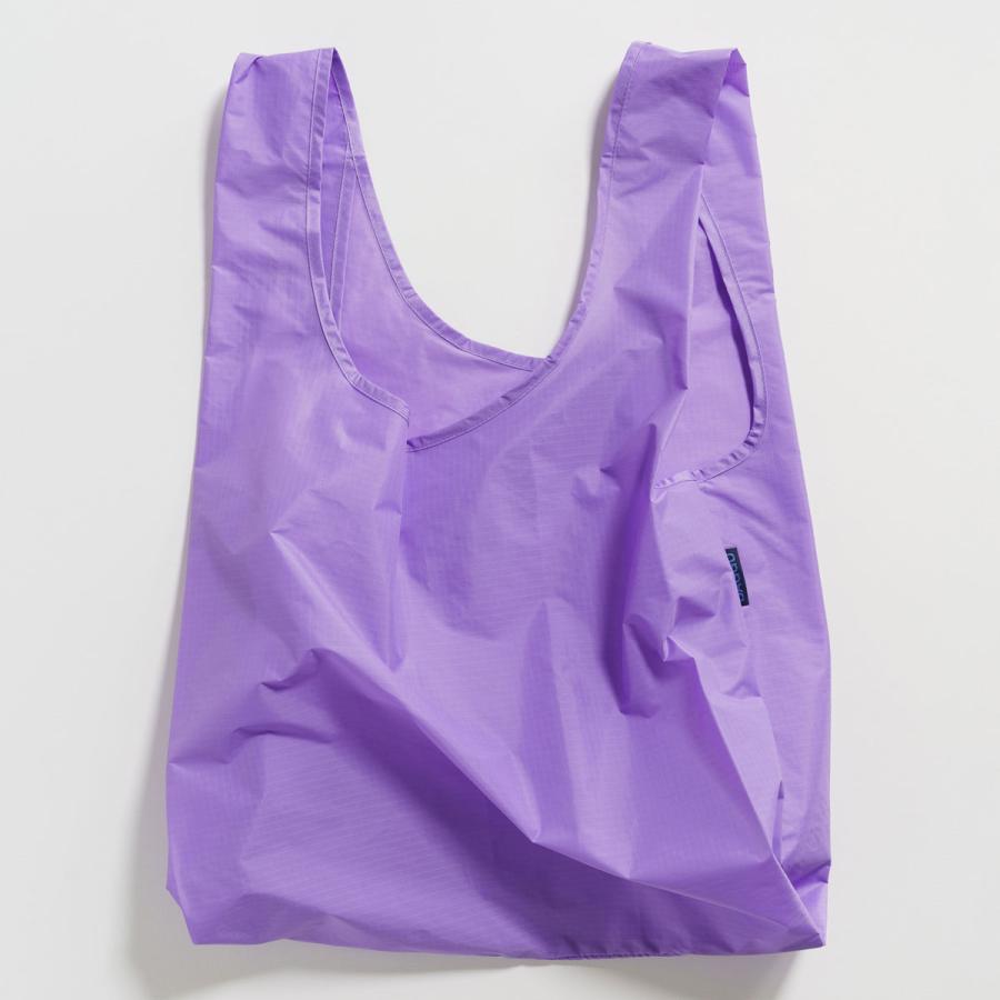 エコバッグ BAGGU 正規品 STANDARD BAGGU 無地 レジ袋 コンパクト ポーチ付き 折りたたみ ショッピングバッグ バグゥ アメジストパープル | BAGGU