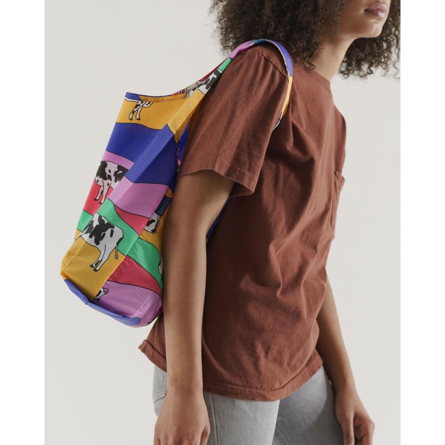 エコバッグ BAGGU 正規品 STANDARD BAGGU レジ袋 コンパクト ポーチ付き 折りたたみ ショッピングバッグ バグゥ レインボーカウ | BAGGU | 02