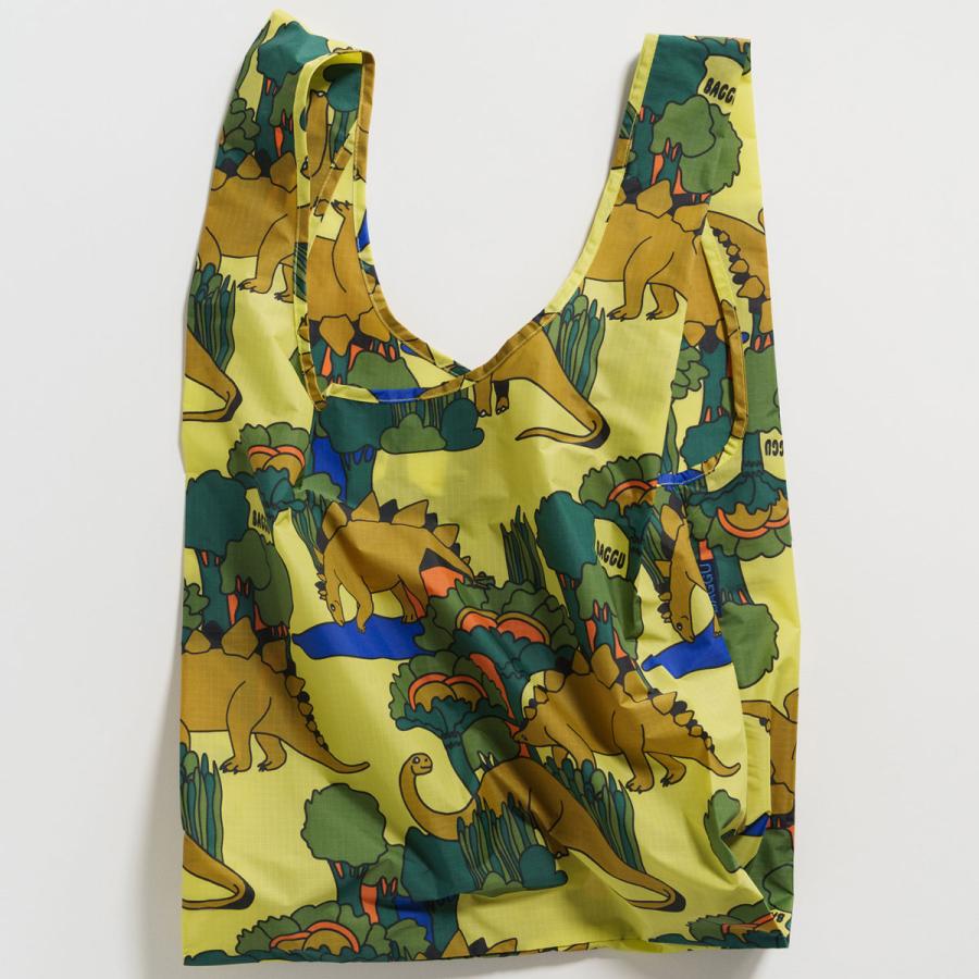 エコバッグ BAGGU 正規品 STANDARD BAGGU レジ袋 コンパクト ポーチ付き 折りたたみ ショッピングバッグ バグゥ ダイナソー | BAGGU