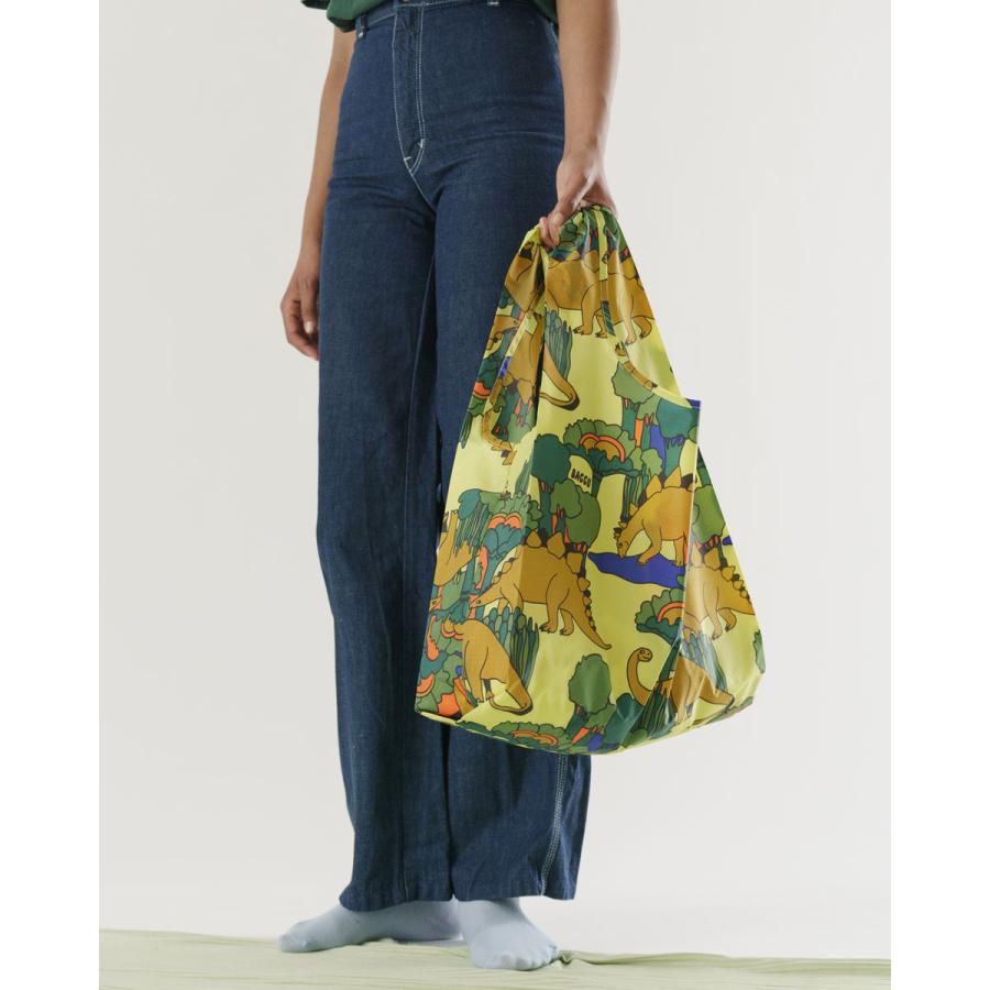 エコバッグ BAGGU 正規品 STANDARD BAGGU レジ袋 コンパクト ポーチ付き 折りたたみ ショッピングバッグ バグゥ ダイナソー | BAGGU | 01