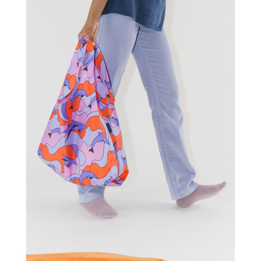 エコバッグ BAGGU 正規品 STANDARD BAGGU レジ袋 コンパクト ポーチ付き 折りたたみ ショッピングバッグ バグゥ ドルフィン | BAGGU | 02
