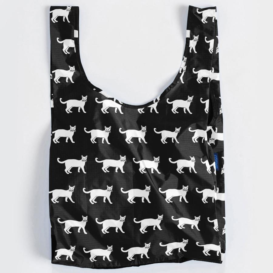 エコバッグ BAGGU 正規品 STANDARD BAGGU レジ袋 コンパクト ポーチ付き 折りたたみ ショッピングバッグ バグゥ 日本限定モデル キャット | BAGGU