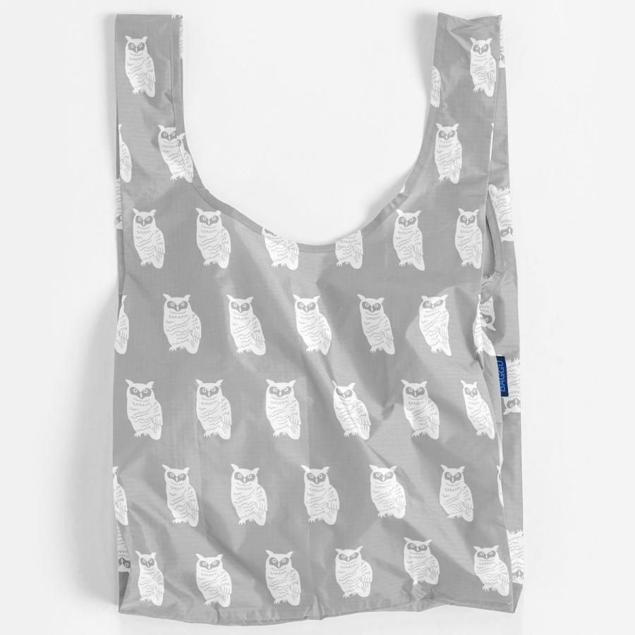 エコバッグ BAGGU 正規品 STANDARD BAGGU レジ袋 コンパクト ポーチ付き 折りたたみ ショッピングバッグ バグゥ 日本限定モデル フクロウ | BAGGU