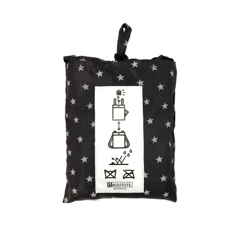 エコバッグ ルートート RO.セオルーショッパー パターンB 撥水加工 メンズ レディース 携帯 折りたたみ ショッピングバッグ ROOTOTE スター | ROOTOTE | 02