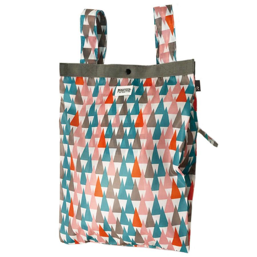 エコバッグ ルートート RO.セオルーショッパー パターンB 撥水加工 メンズ レディース 携帯 折りたたみ ショッピングバッグ ROOTOTE ウッズ | ROOTOTE