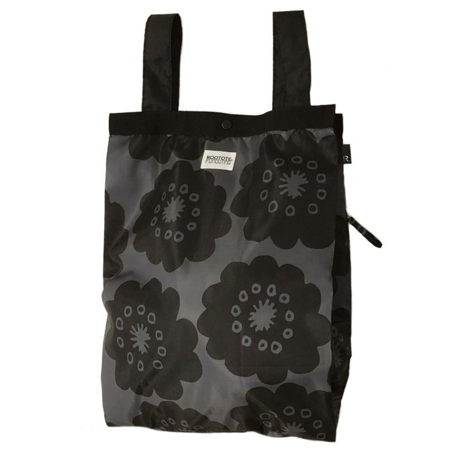 エコバッグ ルートート RO.セオルーショッパー パターンB 撥水加工 メンズ レディース 携帯 折りたたみ ショッピングバッグ ROOTOTE フラワー | ROOTOTE