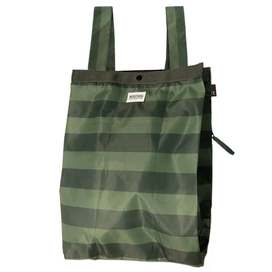 エコバッグ ルートート RO.セオルーショッパー パターンB 撥水加工 メンズ レディース 携帯 折りたたみ ショッピングバッグ ROOTOTE ボーダー | ROOTOTE