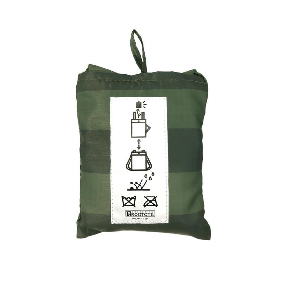 エコバッグ ルートート RO.セオルーショッパー パターンB 撥水加工 メンズ レディース 携帯 折りたたみ ショッピングバッグ ROOTOTE ボーダー | ROOTOTE | 02