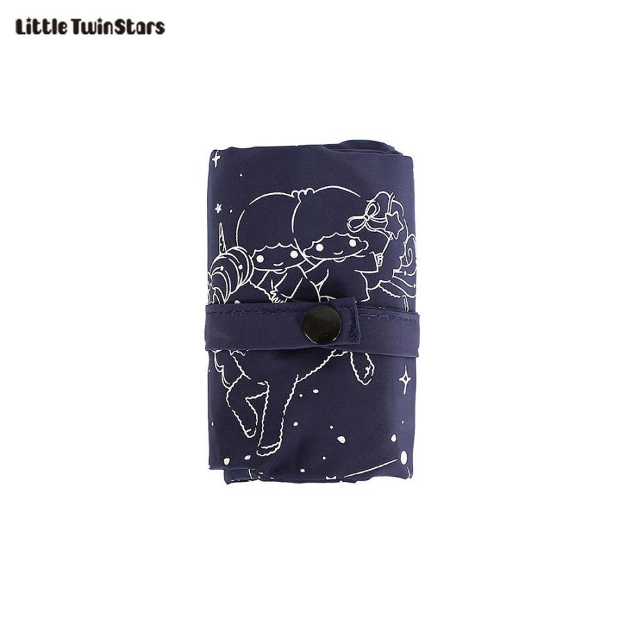 エコバッグ ルートート IP.ルーショッパーラウンド.サンリオキャラクターズ-A おしゃれ かわいい 軽い 軽量 コンパクト収納 ROOTOTE リトルツインスターズ | ROOTOTE | 02