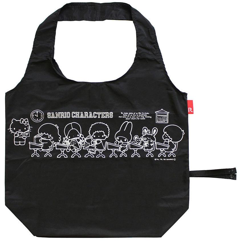 エコバッグ ルートート IP.ルーショッパーラウンド.サンリオキャラクターズ-A おしゃれ かわいい 軽い 軽量 コンパクト収納 ROOTOTE サンリオキャラクターズ | ROOTOTE