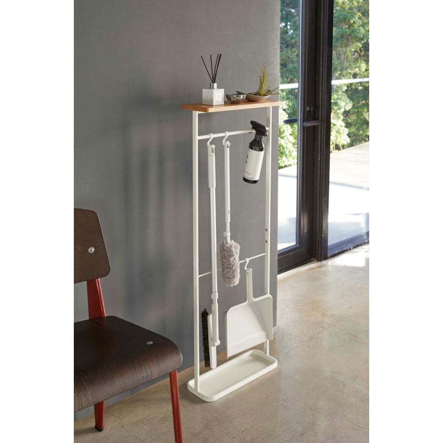 傘立て 正規品 TOWER タワー 天板付き引っ掛け傘立て フック付き 折り畳み傘 靴べら おしゃれ 傘たて 傘スタンド 山崎実業 ホワイト | tower | 03