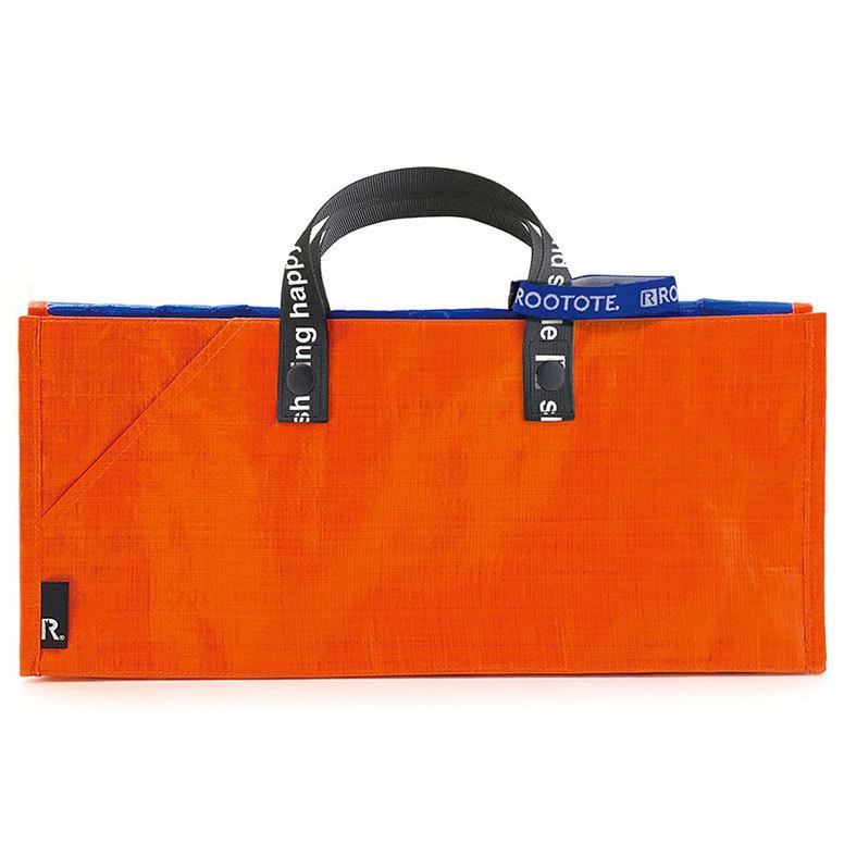 エコバッグ ルートート CJ.テイクアウェイルー.タープSサイズ-A テイクアウト 持ち帰り オードブル ピザ 折りたたみ ショッピングバッグ ROOTOTE オレンジ | ROOTOTE