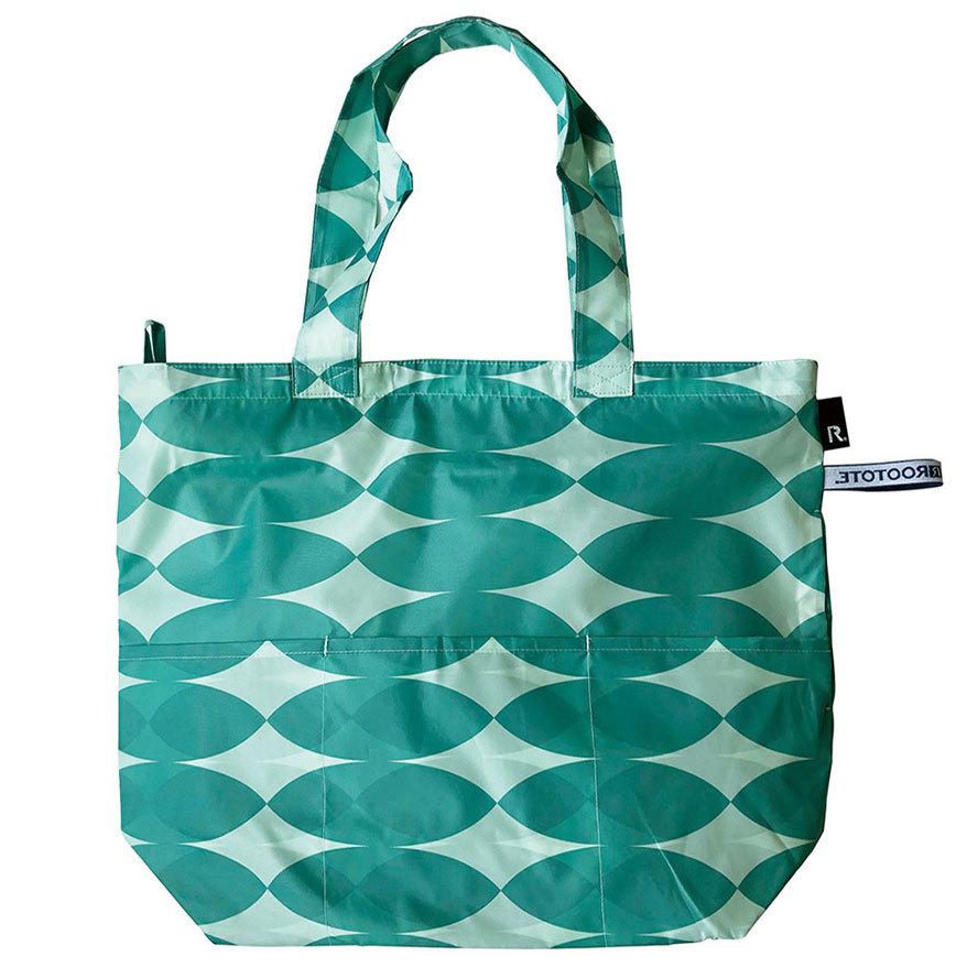 エコバッグ ルートート PT.フリンクズアン-A ファスナー開閉 シンプル 大きめ 折りたたみ ショッピングバッグ ROOTOTE バンズ | ROOTOTE